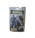 Figurina Soldat cu pusca, 2 accesorii, albastru inchis, 9.5 cm