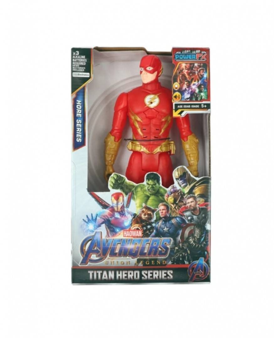 Figurina Super Erou Flash, rosu, 30 cm