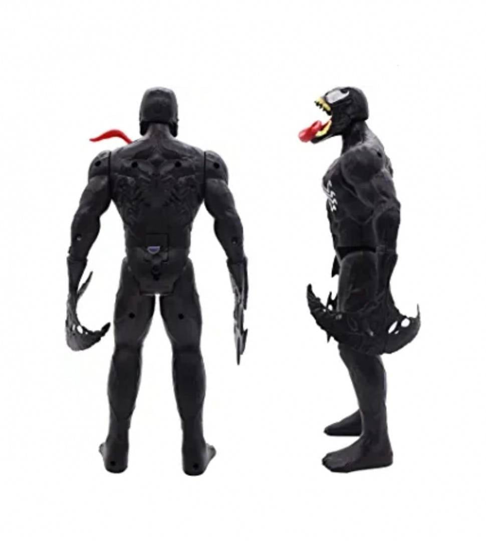 Figurina Super Erou, tip Venom, negru, 30 cm