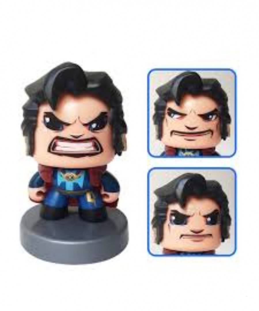 Figurina tip Superman, albastru/rosu, 11 cm
