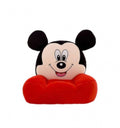 Fotoliu de plus copii, Mickey Mouse, rosu, 50 cm, 1 an+