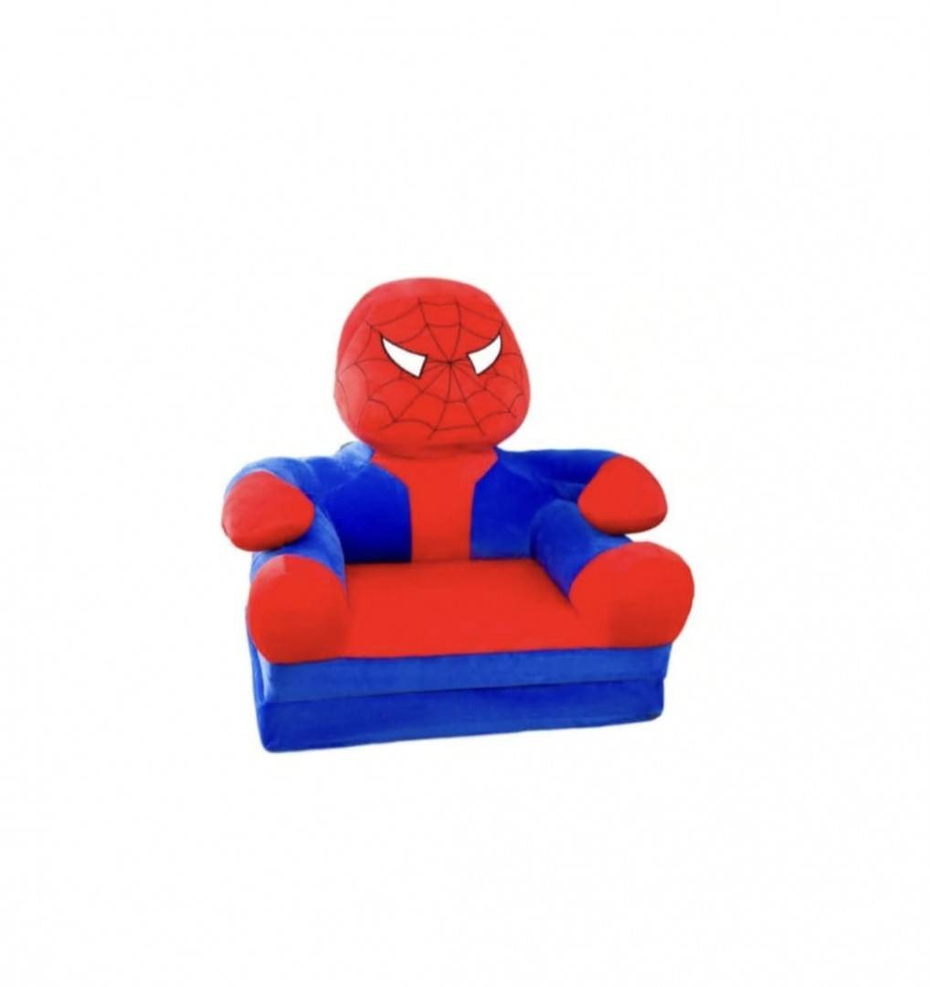 Fotoliu de plus extensibil, Spiderman, multicolor, 80 cm, 1 an - 3 ani