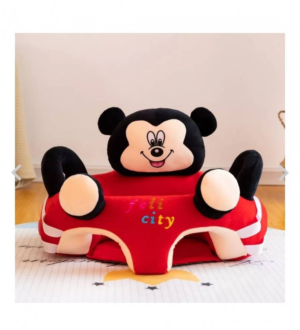 Fotoliu de plus, Mickey Bebe, cu centru de joaca, multicolor, 6 luni+