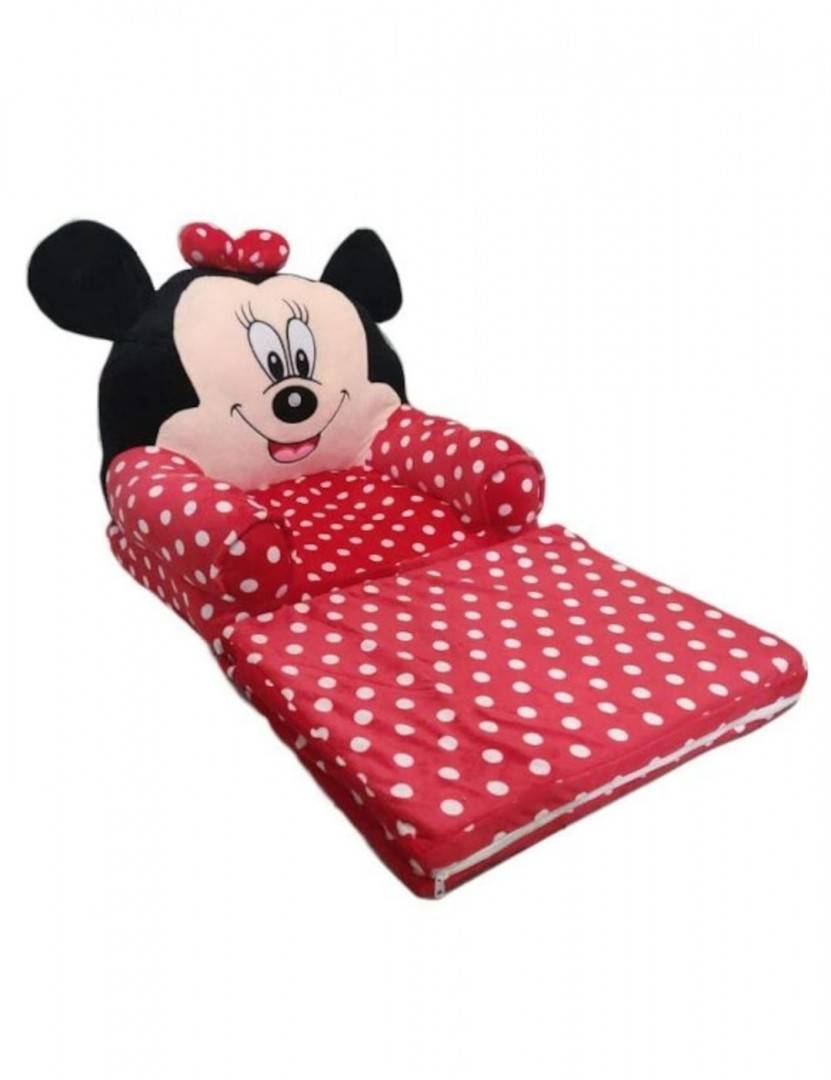 Fotoliu de plus, Minnie Mouse, rosu, 50 cm, 1 an+