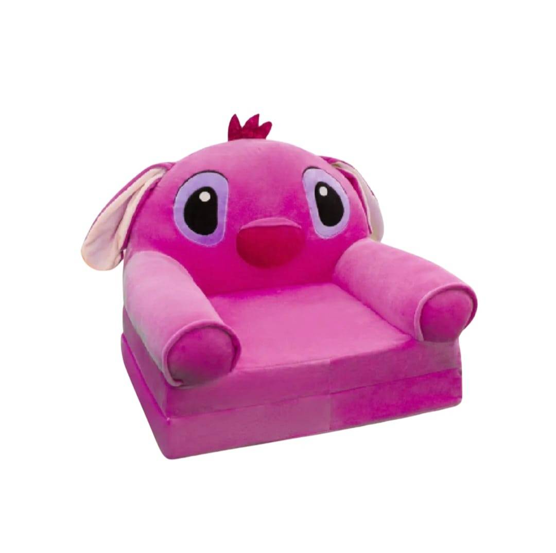 Fotoliu din plus extensibil, Stitch, roz, 1 an - 3 ani