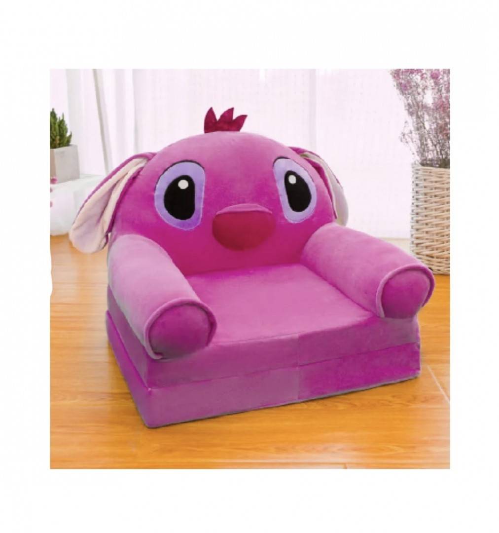 Fotoliu din plus extensibil, Stitch, roz, 1 an - 3 ani
