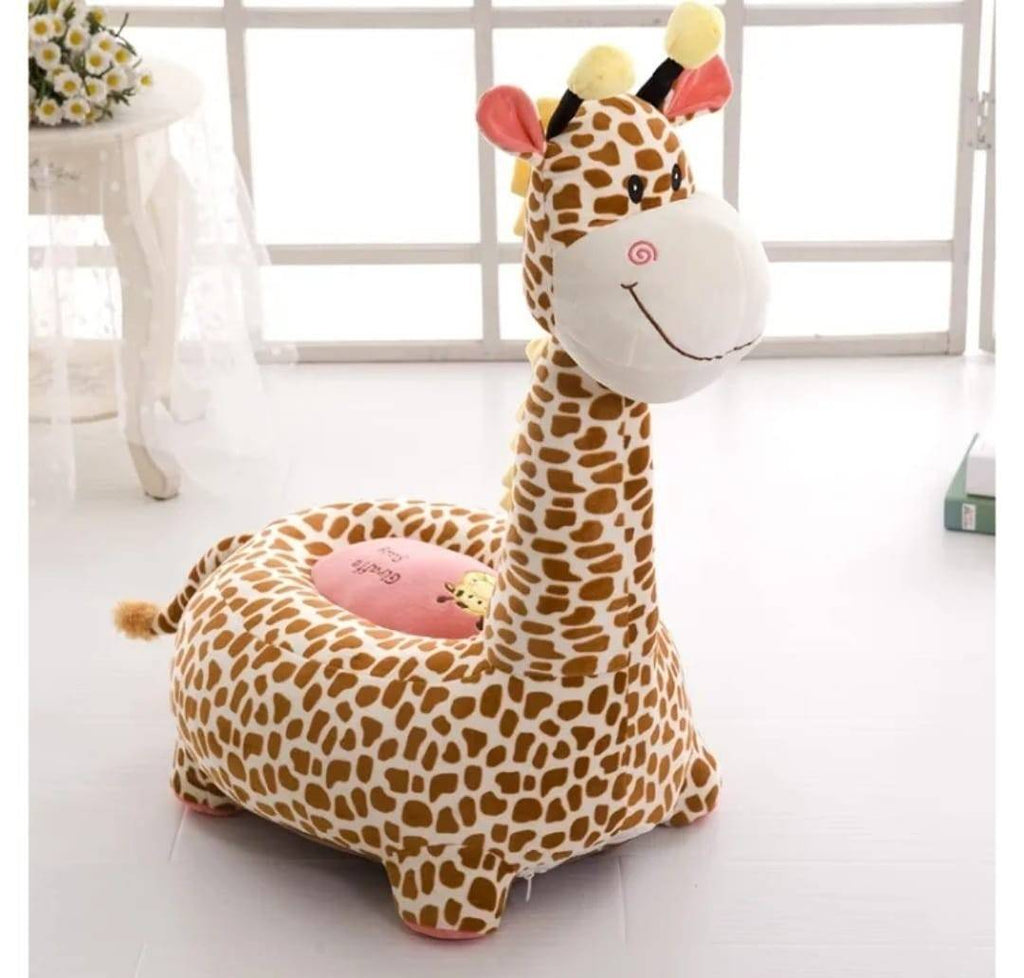 Fotoliu din plus, Girafa, maro, 75 cm, 1 an+