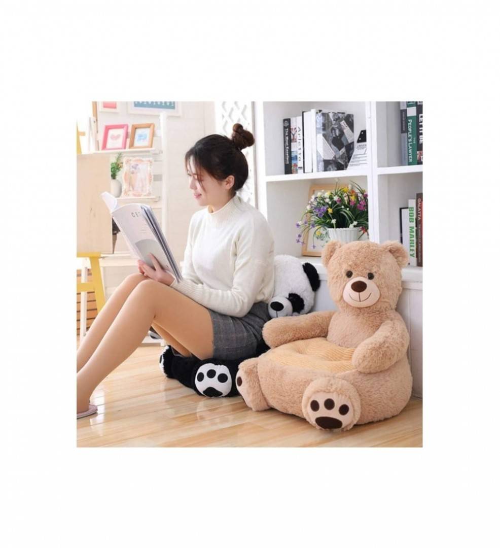 Fotoliu din plus, Ursulet, MASHASHOP, maro, 50 cm, 1an+