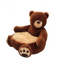 Fotoliu din plus, Ursulet, MASHASHOP, maro inchis, 50 cm, 1an+