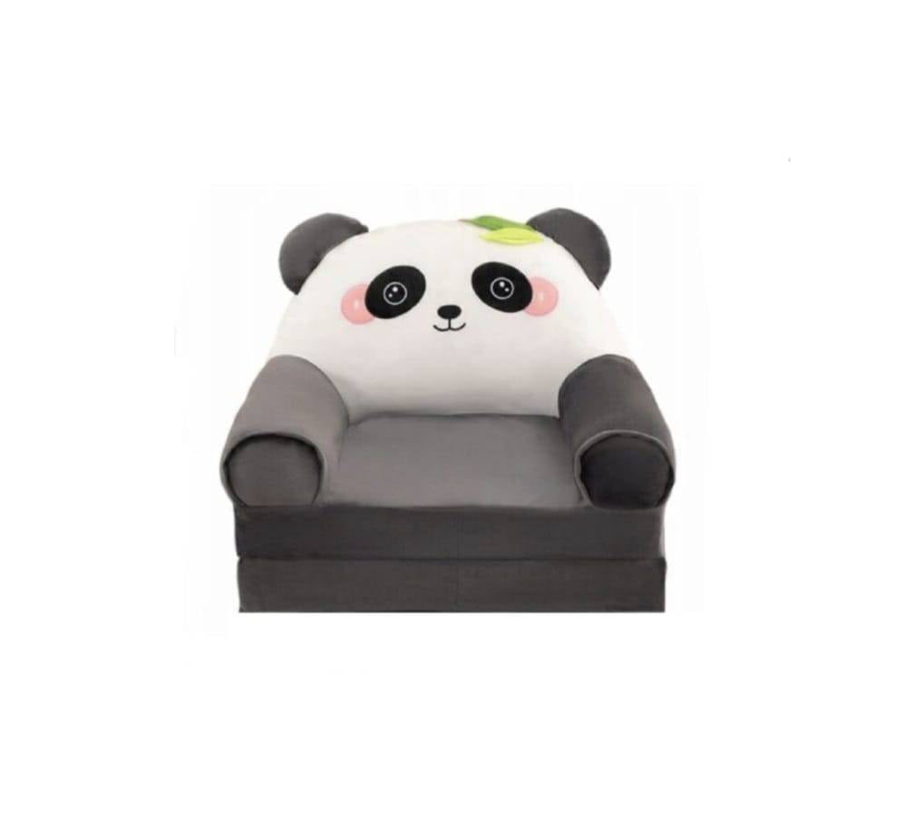 Fotoliu extensibil pentru copii, Ursuletul Panda, 3 placi, multicolor, 160 cm