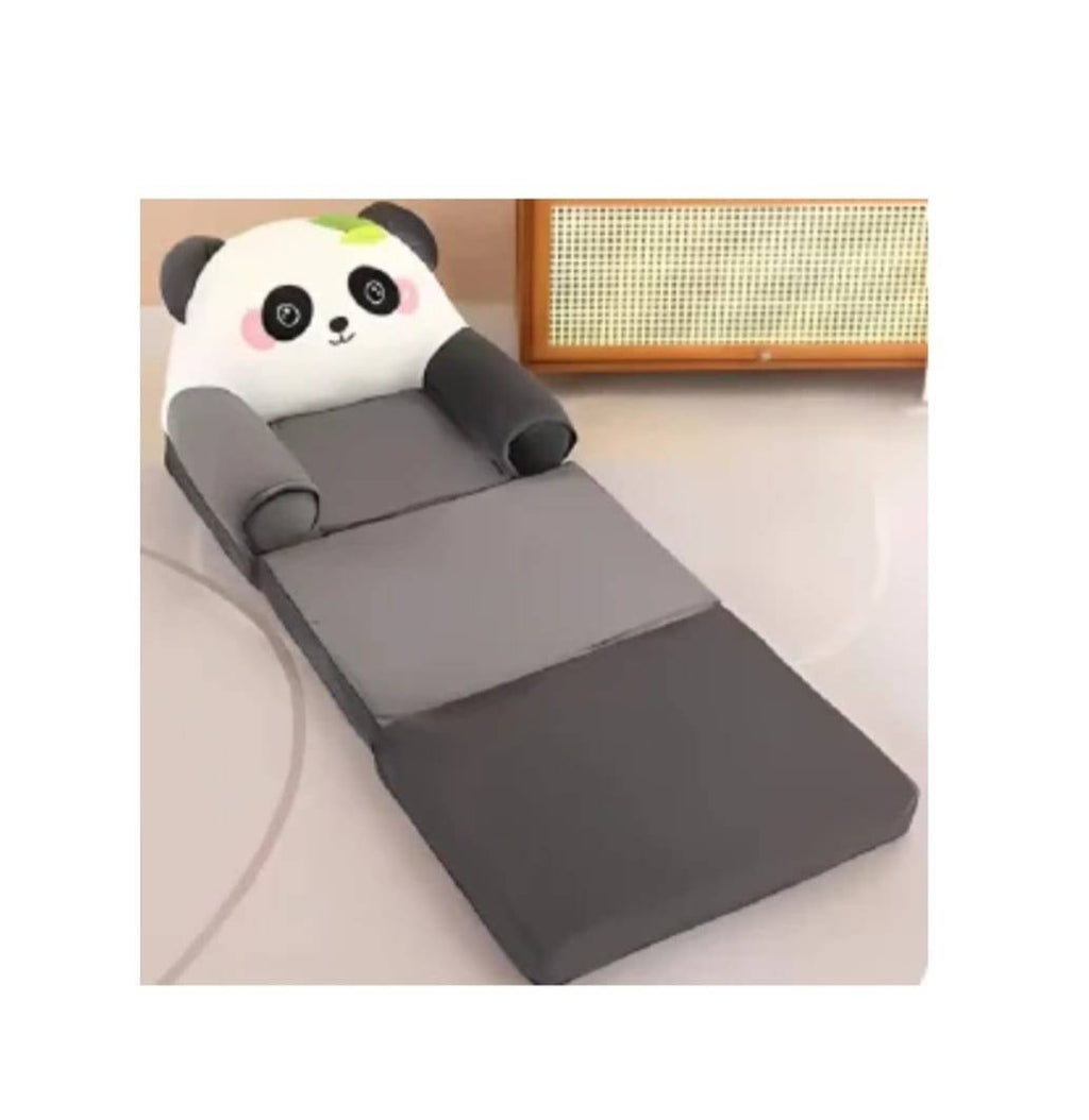 Fotoliu extensibil pentru copii, Ursuletul Panda, 3 placi, multicolor, 160 cm