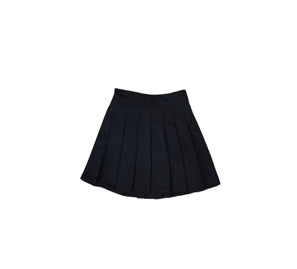 Fusta plisata fetite, pentru scoala, bleumarin, marimea 5 - 9 ani