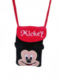 Gentuta de umar postas, Mickey Mouse din plus, negru/rosu, 16 cm
