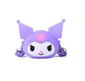 Gentuta Sanrio Kuromi, Hello Kitty, Pop it Now pentru copii, silicon, mov, 17 cm