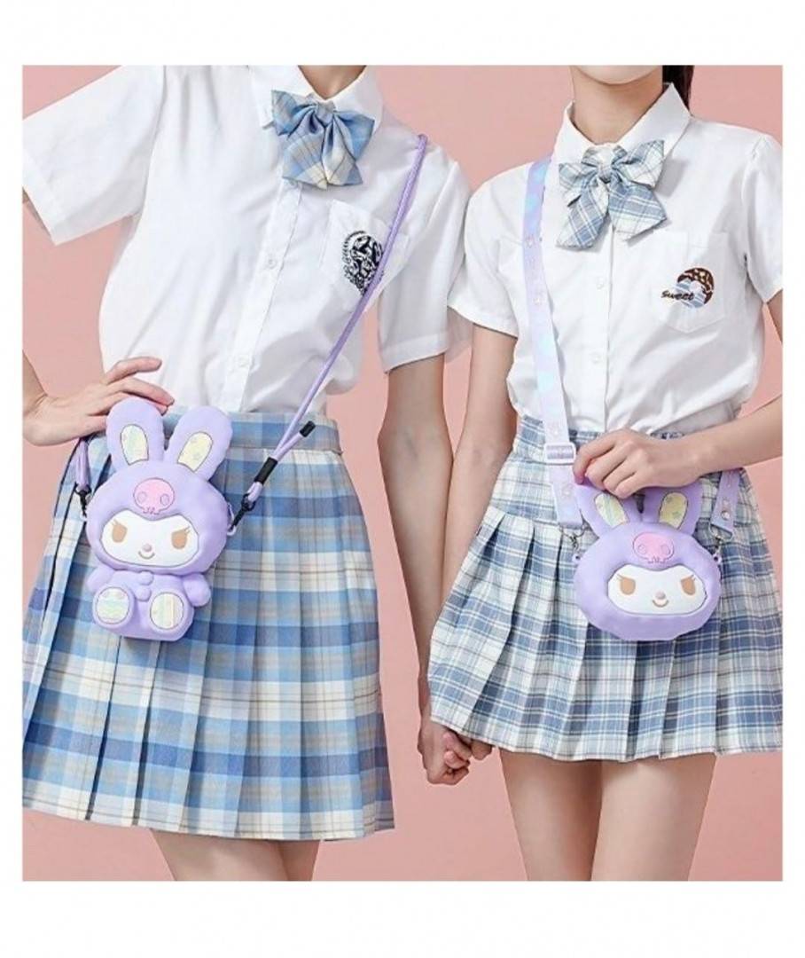 Gentuta Sanrio Kuromi, Hello Kitty, Pop it Now pentru copii, silicon, mov, 25 cm