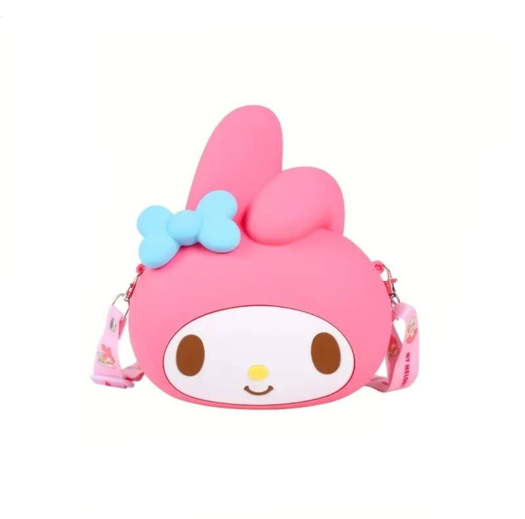 Gentuta Sanrio Kuromi, Hello Kitty, Pop it Now pentru copii, silicon, roz, 15 cm