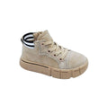 Ghete Copii cu fermoar, Apawwa NQ172, beige, marimea 21 - 25