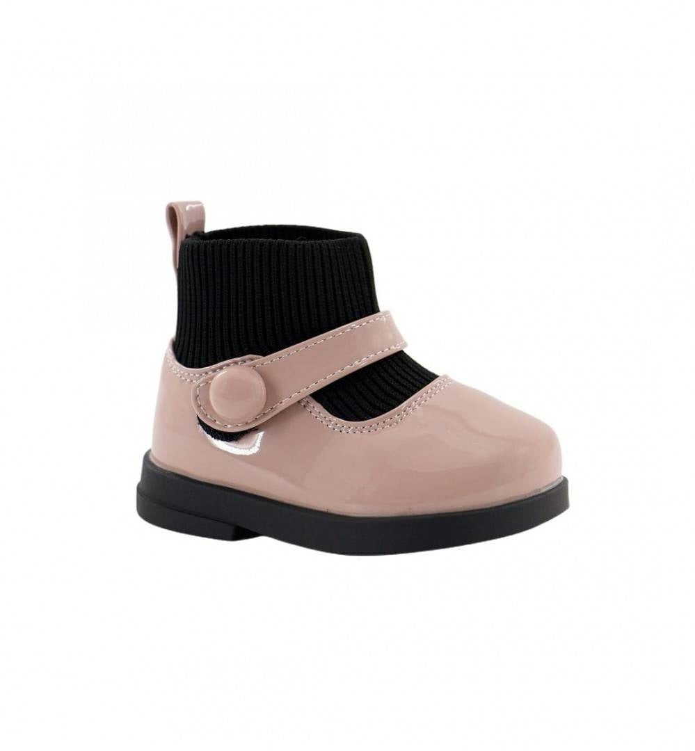 Ghete elegante de lac pentru fetite, Apawwa SQ622, pink, marimea 17 - 27
