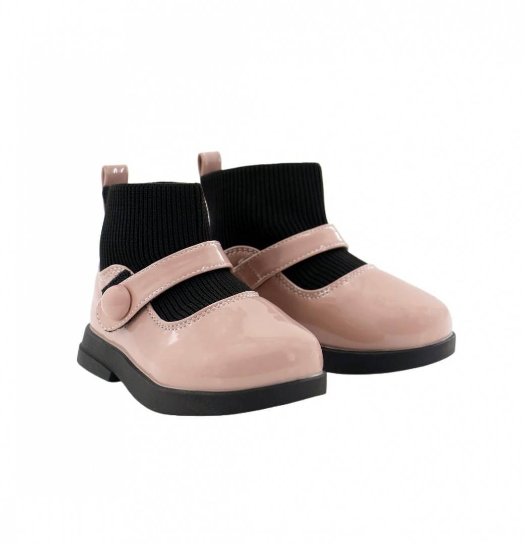 Ghete elegante de lac pentru fetite, Apawwa SQ622, pink, marimea 17 - 27