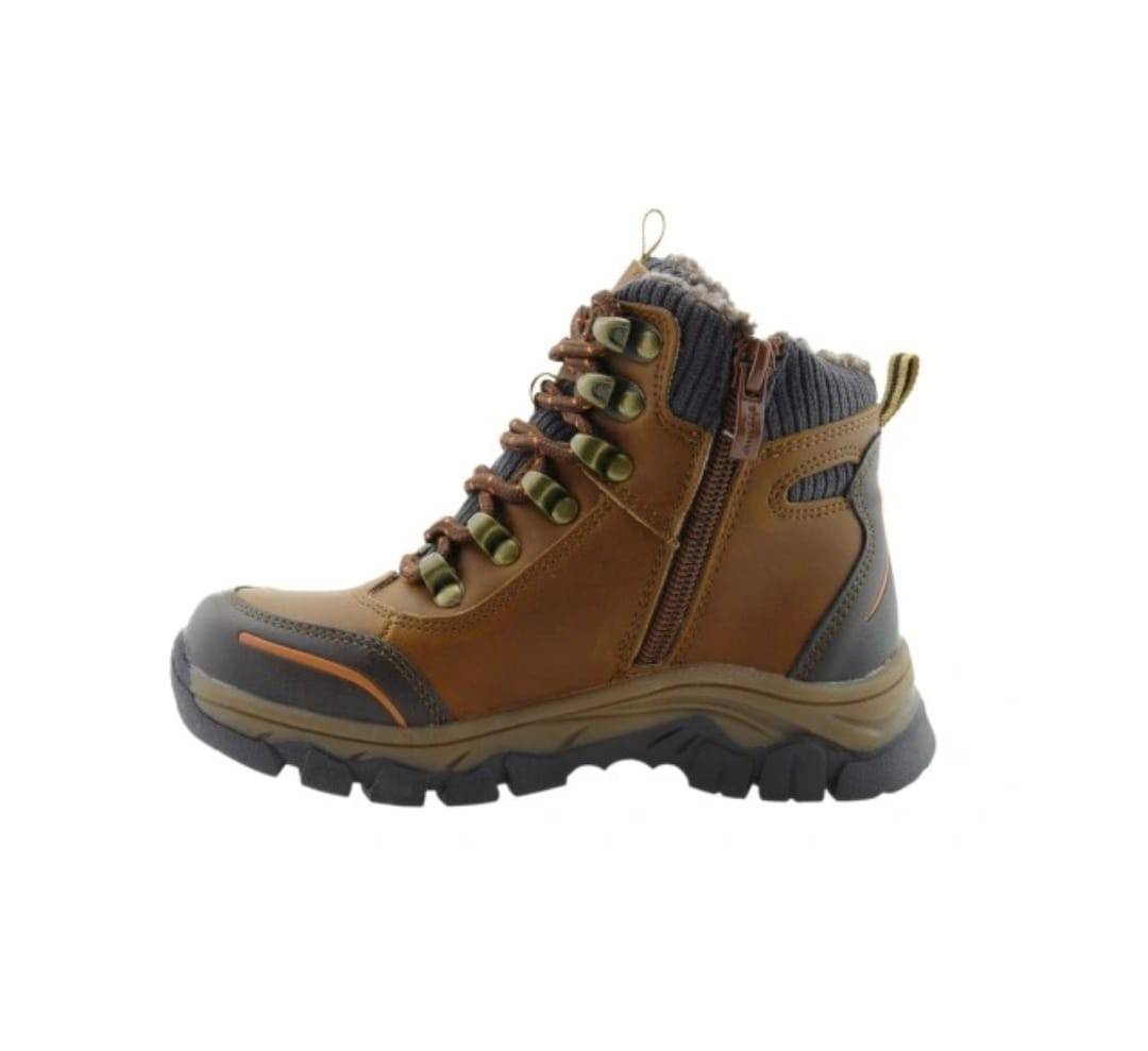 Ghete imblanite pentru baieti, Apawwa GD502, brown, 26 EU - 37 EU