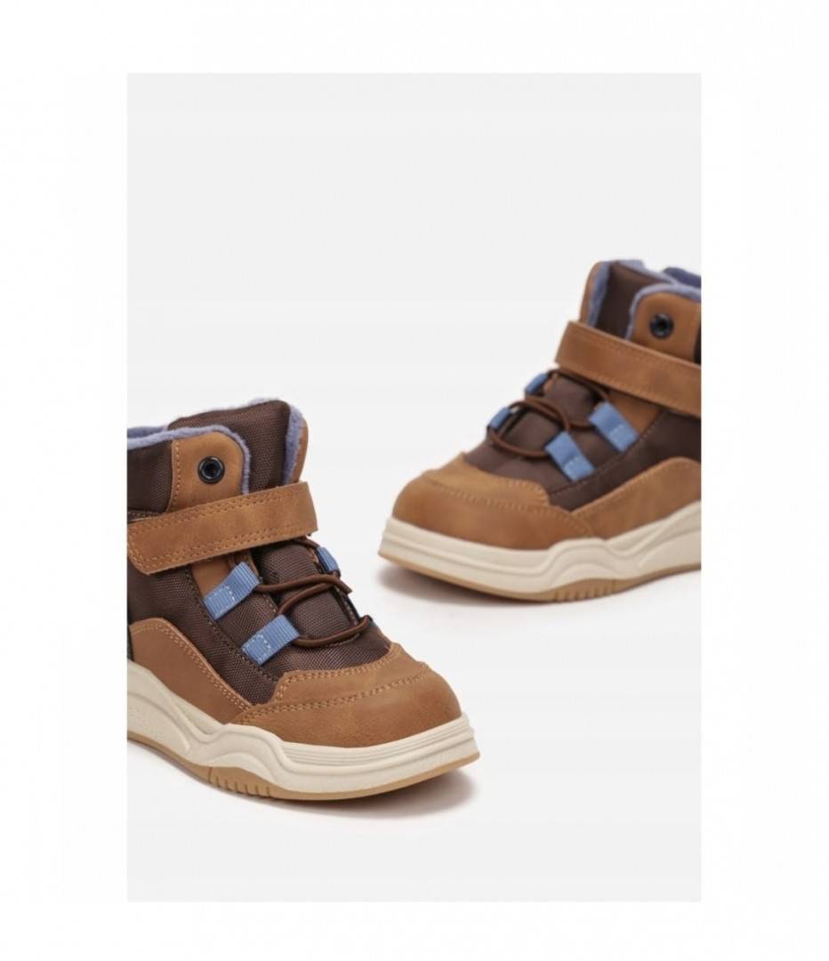 Ghete imblanite pentru copii, Apawwa GD476, brown, 21 EU - 28 EU