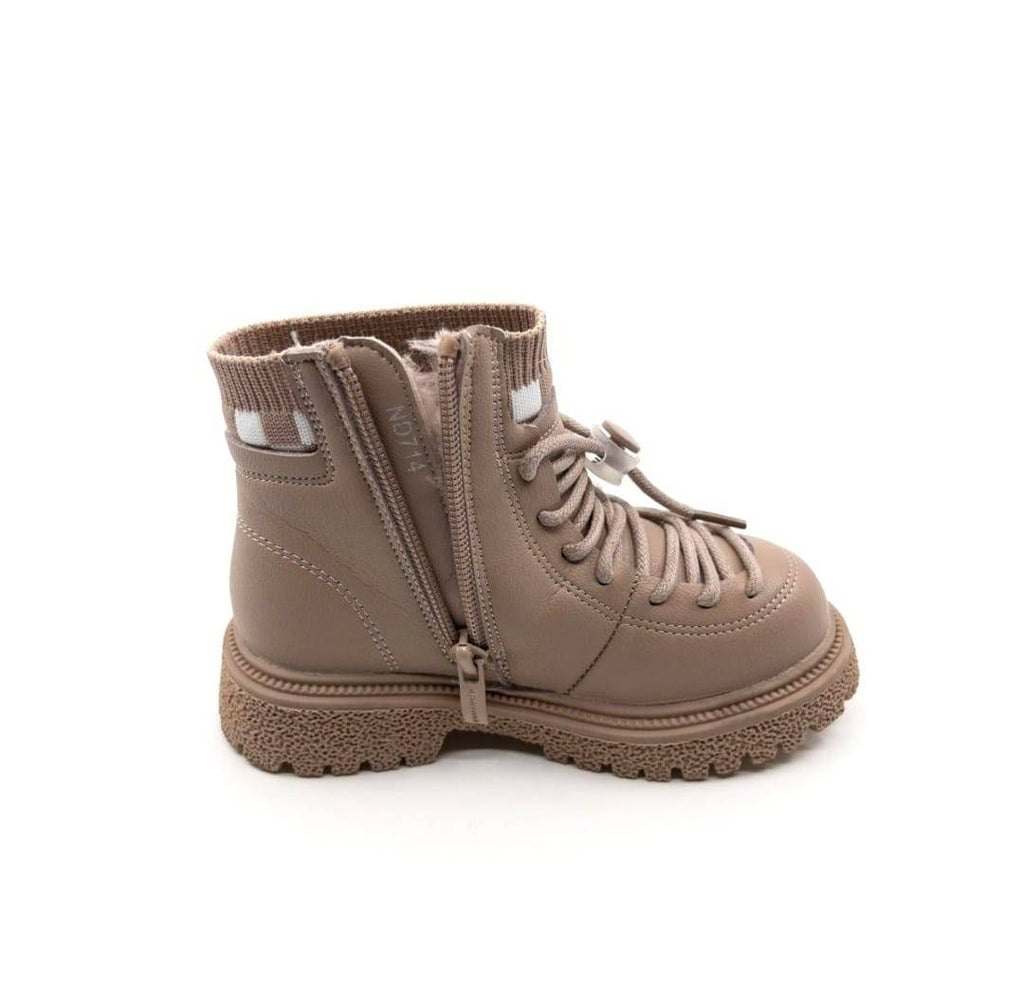 Ghete imblanite pentru fete, Apawwa ND713, pink, 20 EU - 31 EU