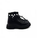 Ghete imblanite pentru fete, Apawwa ND716, black, 32 EU - 37 EU