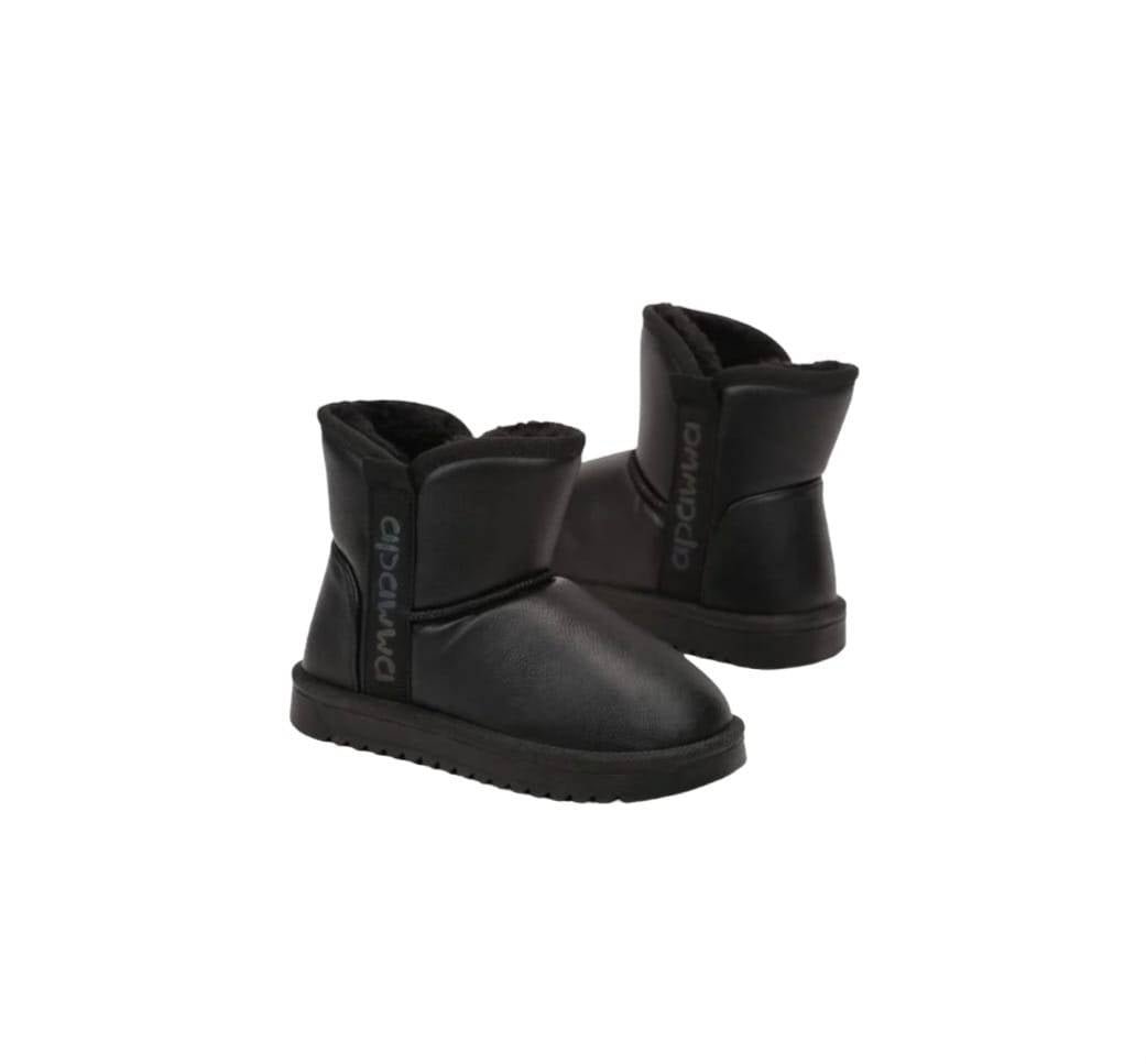Ghete imblanite pentru fetite, Apawwa Z882, negru, marimea 31 - 36