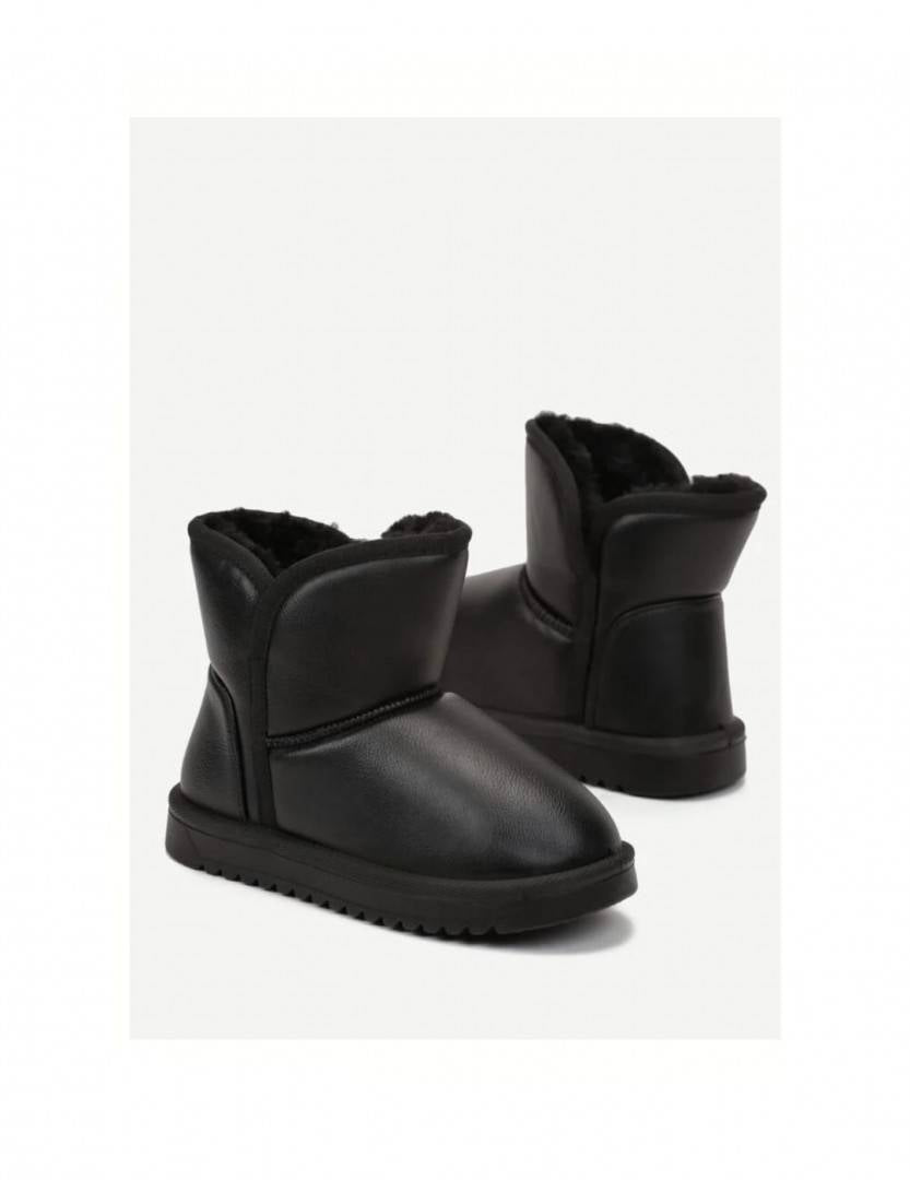 Ghete imblanite pentru fetite, Apawwa Z884, negru, marimea 25 - 36