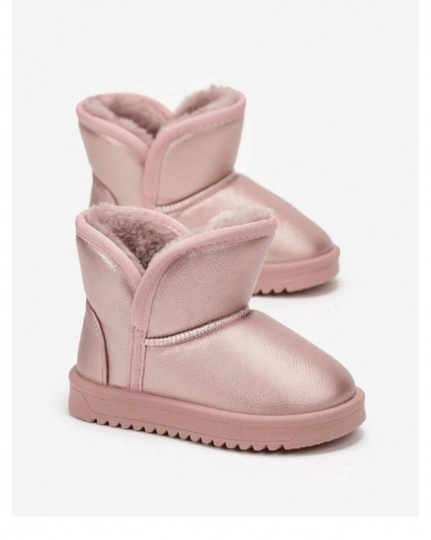 Ghete imblanite pentru fetite, Apawwa Z884, pink, marimea 25 - 30