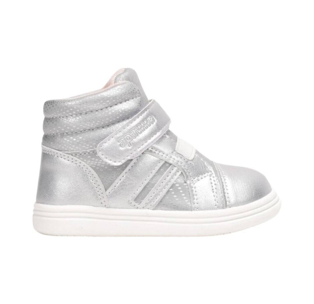 Ghete imblanite pentru fetite, TQ811, silver, 21 EU - 26 EU