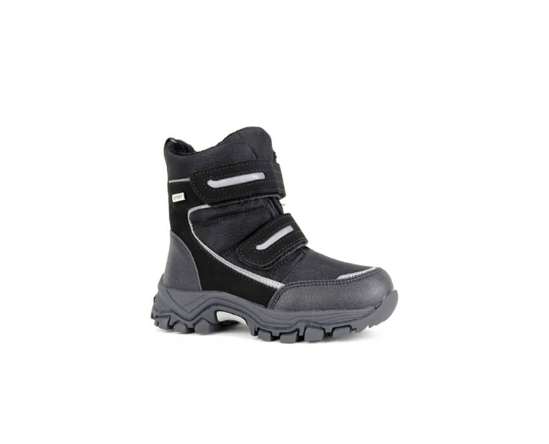 Ghete impermeabile copii, Apawwa 3612K, negru, marimea 27 - 32