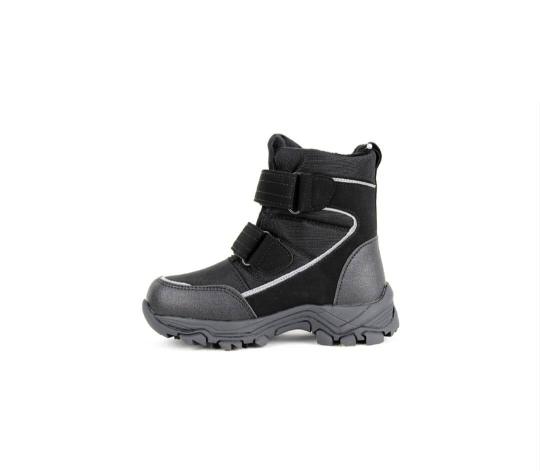 Ghete impermeabile copii, Apawwa 3612K, negru, marimea 27 - 32