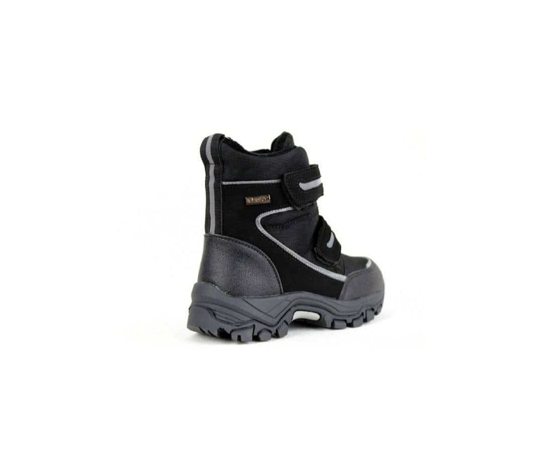 Ghete impermeabile copii, Apawwa 3612K, negru, marimea 27 - 32