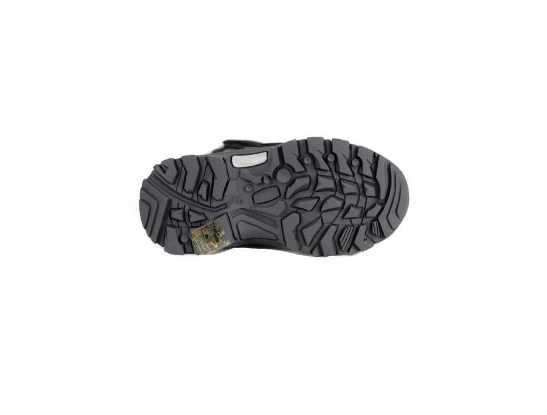 Ghete impermeabile copii, Apawwa 3612K, negru/albastru, marimea 27 - 32