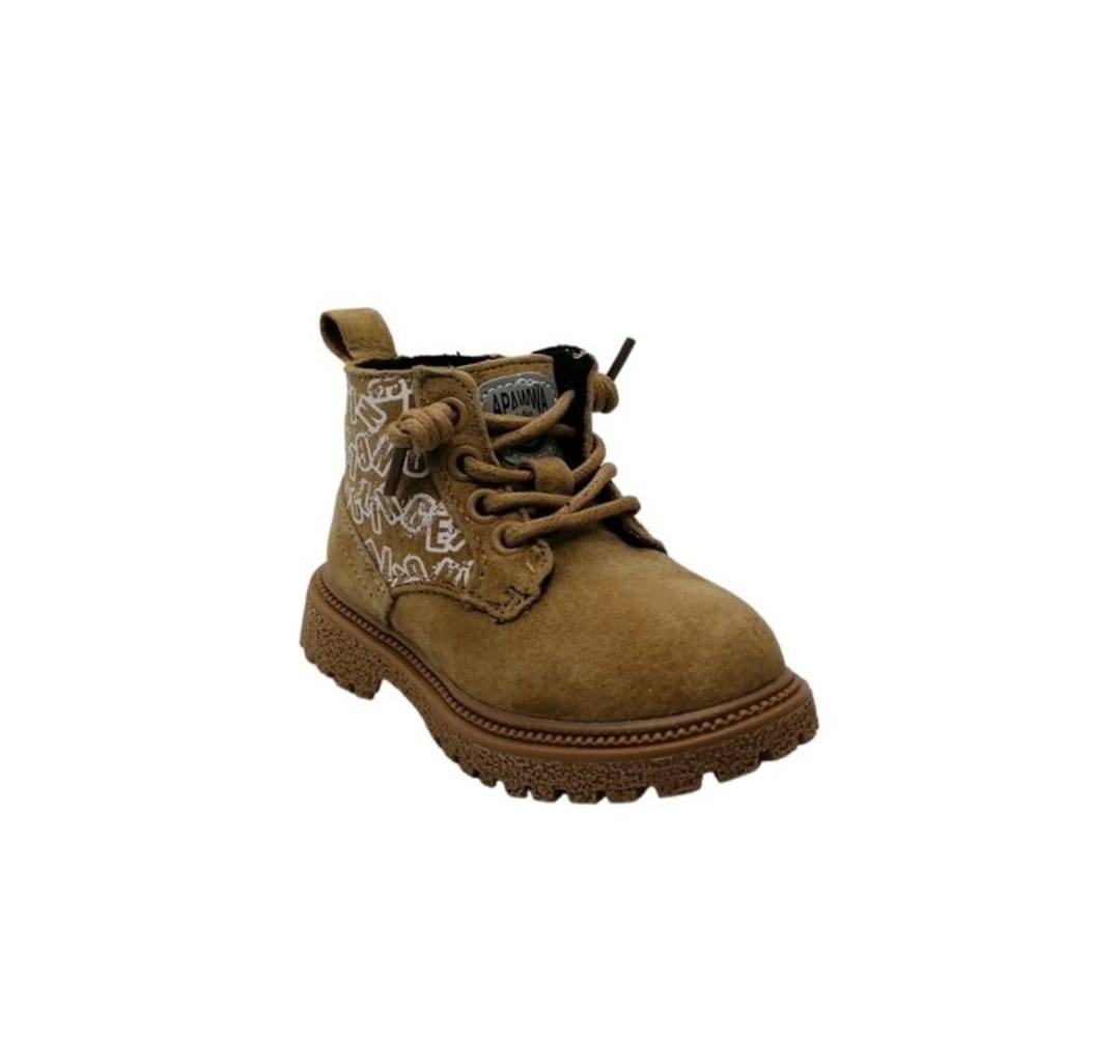 Ghete Piele, Apawwa NQ707-708, kaki, marimea 20 - 31