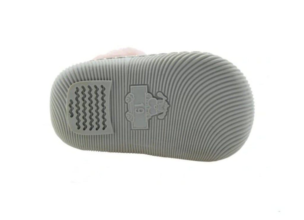 Ghete Primii Pasi Copii, Apawwa FD115, imblanite, silver, 21 EU