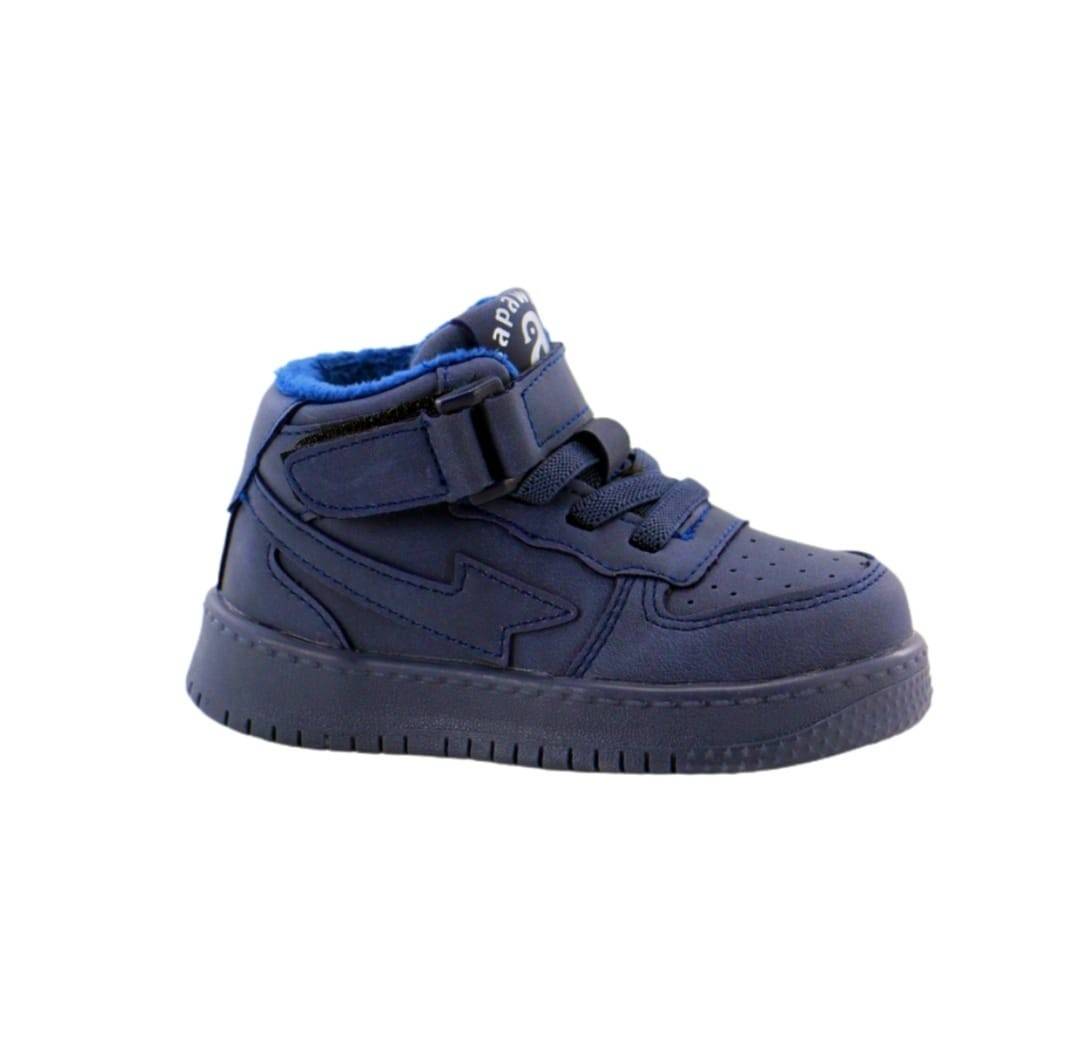 Ghete Sport Copii, Apawwa GQ400, piele ecologica, bleumarin, marimea 20 - 37