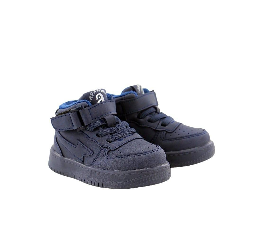 Ghete Sport Copii, Apawwa GQ400, piele ecologica, bleumarin, marimea 20 - 37