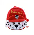 Ghiozdan din plus, Catelusul Marshall, rosu, 24 cm, 2 ani+