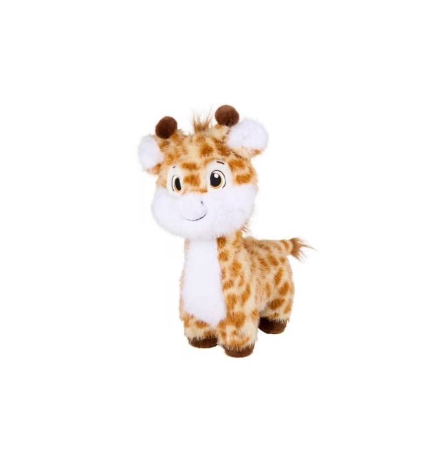 Girafa de plus moale, maro/alb, 50 cm