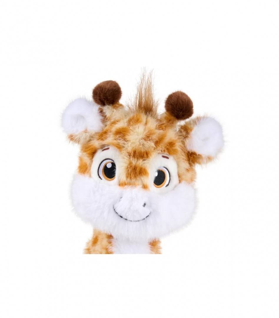 Girafa de plus moale, maro/alb, 50 cm