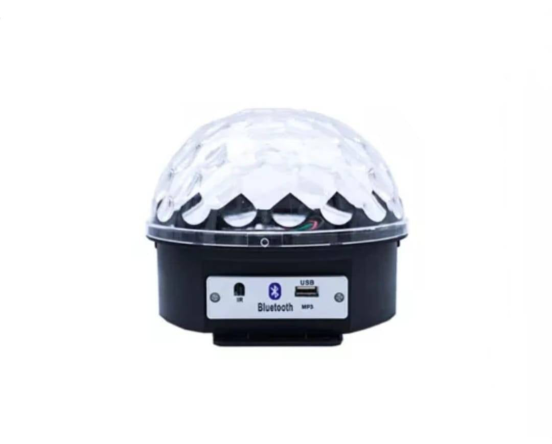 Glob Disco Magic Crystall Ball cu led, difuzor, redare muzica, usb, card, jocuri de lumini multicolore