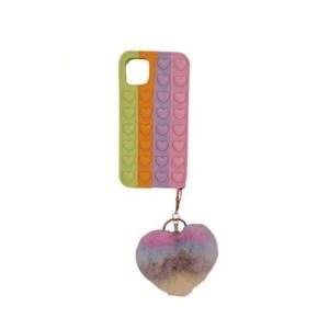 Husa Pop It , pentru iPhone X , multicolor