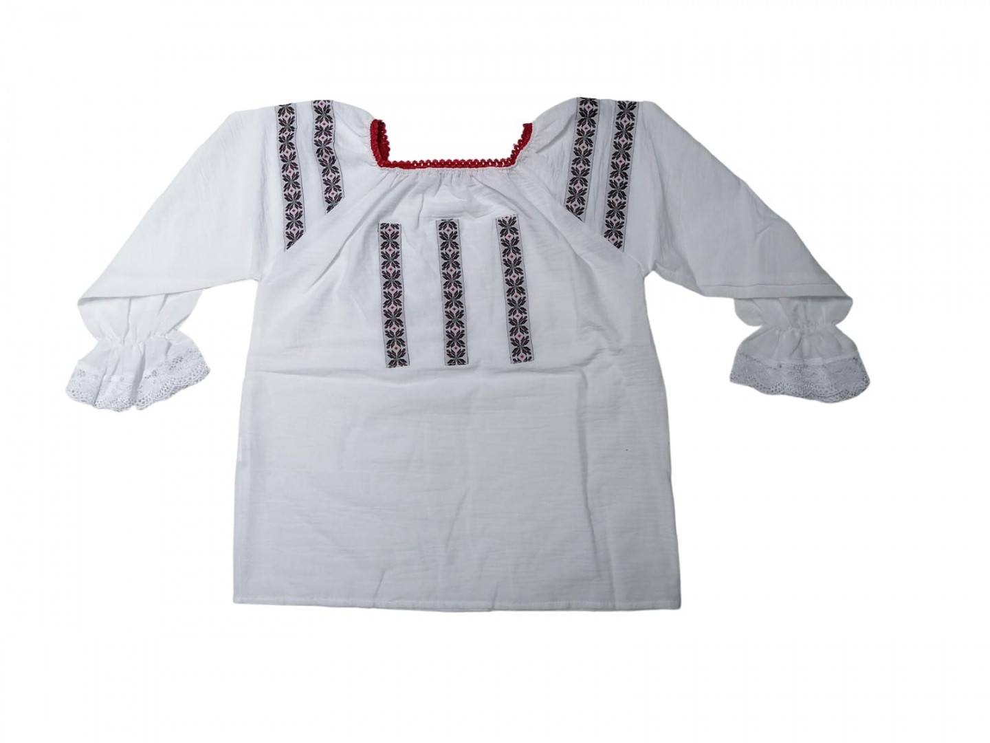 Ie traditionala pentru fete, panza topita, multicolor,  4 ani - 6 ani