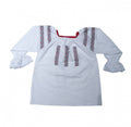Ie traditionala pentru fetite, panza topita, multicolor, 7 ani -9 ani