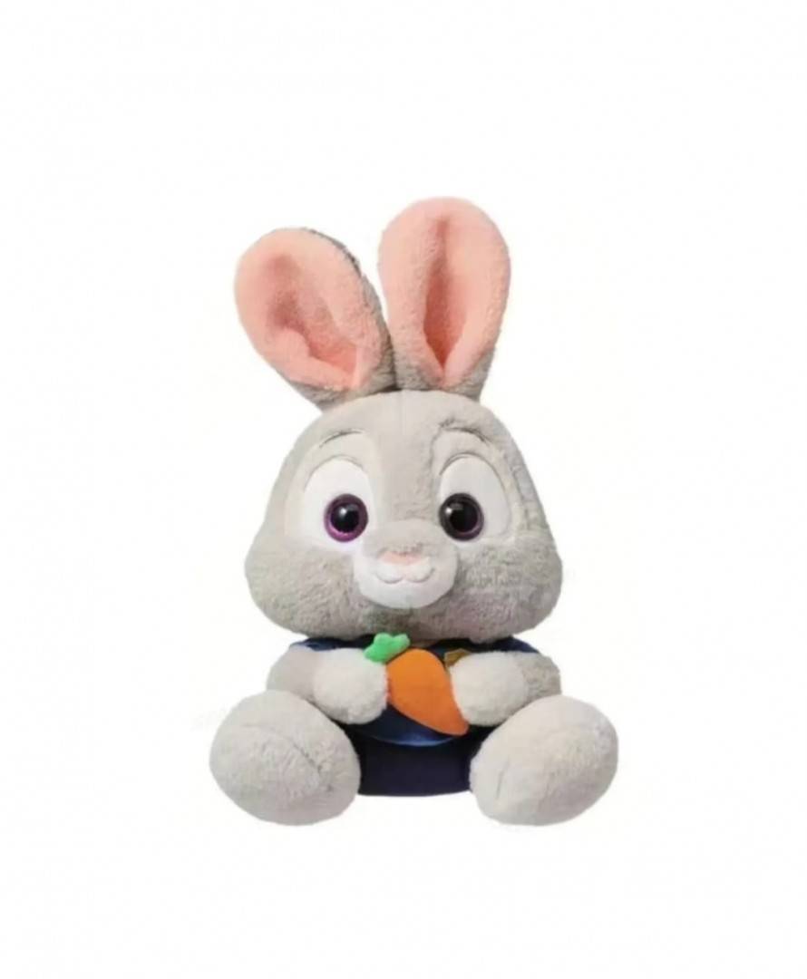 Iepurasul cu morcov de plus, multicolor, 40 cm