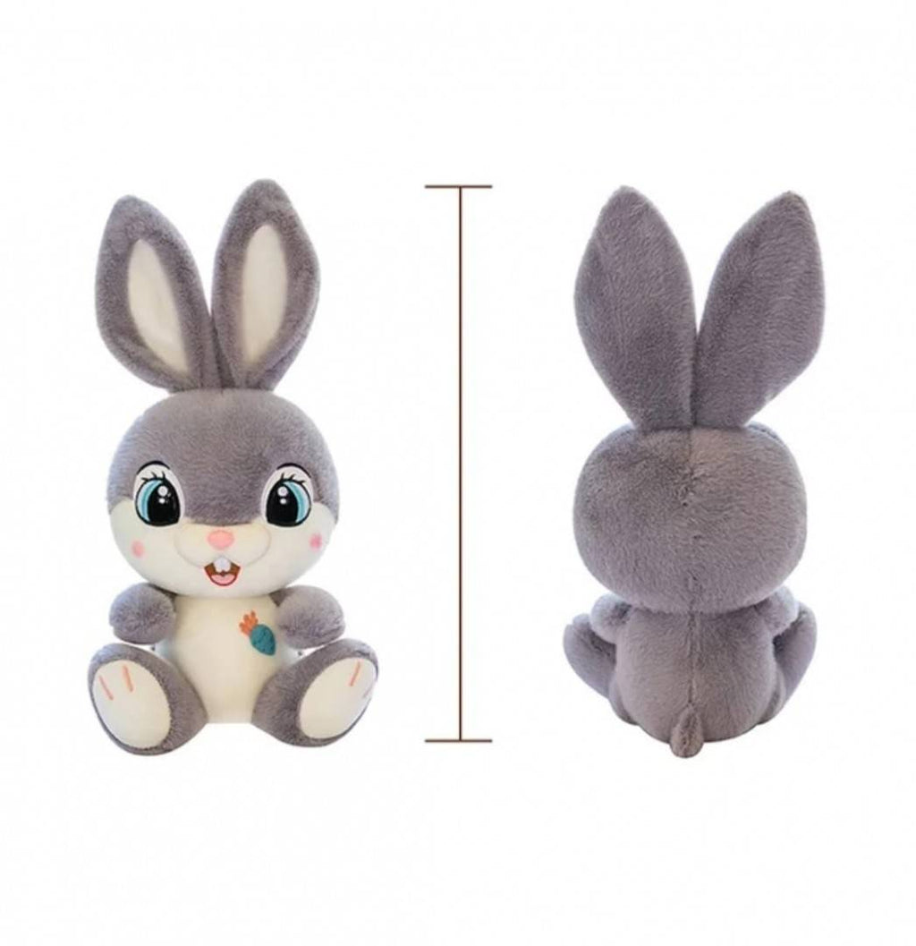 Iepurasul Zambaret de plus, Bunny, gri, 35 cm