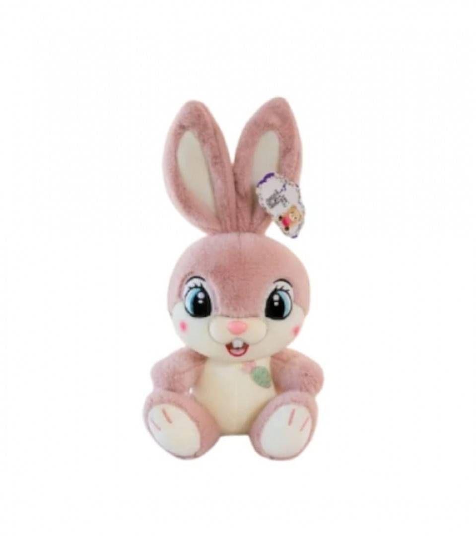 Iepurasul Zambaret de plus, Bunny, roz, 50 cm