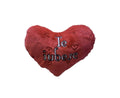 Inima de pluș, cu mesaj Te iubesc, cadou romantic Valentine’s Day, rosu, 40 cm